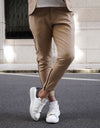 Luxury linen slacks beige