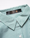 Lady's stripe shirts R006 green