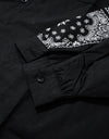 Paisley Shirt black