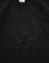 Kids LH LEAF EMBROIDERY SWEAT SHIRT R008 black/black