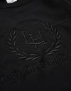 Kids LH LEAF EMBROIDERY SWEAT SHIRT R008 black/black