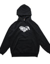 heart logo hoodie G011 black
