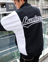 Varsity Logo Nylon Jacket black