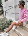 ARRIVO SIDE LOGO T-shirt pink