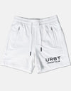 zip logo short pants white