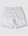 zip logo short pants white