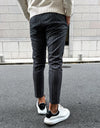 Wool stripe slacks