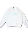 sweat shirt 001r2 white/mint green