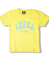 Kids t-shirts 012 yellow/mint green