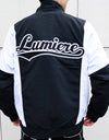 Varsity Logo Nylon Jacket black