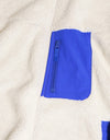 Sheep Boa Jacket white/blue