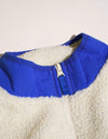 Sheep Boa Jacket white/blue