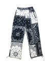 Paisley Straight Pants - navy