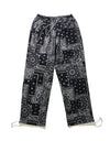 Paisley Straight Pants - black