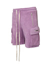 Pile fabric Shorts - purple