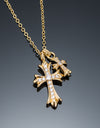 New original cross necklace 2連