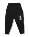 Kids sweat pants 009 black/pink