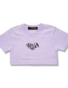 Kids cropped t-shirts R024 purple