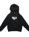 kids heart logo hoodie G011 black