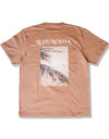 T-shirt011 coral beige/white