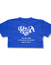 Kids cropped t-shirts R024 blue