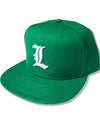 Men's baseball cap 007 green/white