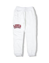 Kids sweat pants 003 white/red