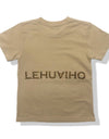 Kids T-shirt 013 lite beige/leopard