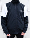 Varsity Logo Nylon Jacket black