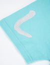 Kids cropped t-shirts R003r4 Mintgreen/silver gliiter