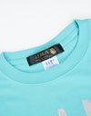 T-shirts R003r4 Mint green/silver gliiter