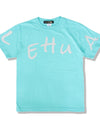 T-shirts R003r4 Mint green/silver gliiter