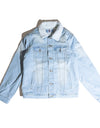 Denim boa jacket 001