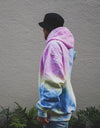 Tiedye 3D logo hoodie sherbet