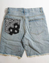 Paisley Half Pants blue