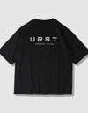 premium high gauge logo tee black