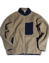 Sheep Boa Jacket beige/navy