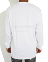 BACK REFLECTOR L/S TEE white
